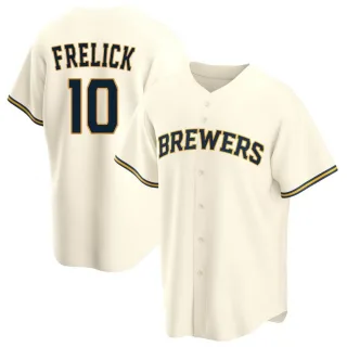 Sal Frelick Men's Nike White Milwaukee Brewers Alternate Replica Custom Jersey Size: Extra Large